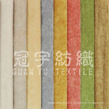 Tecido de linho de poliéster para sofá para têxteis domésticos